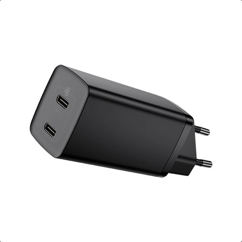 Cargador Rápido Baseus Gan2 Lite 65w 2 Puertos Usb C Pd 3.0