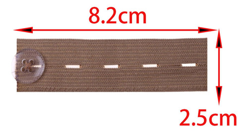 2 Pantalones Elásticos Extensor De Cintura Sujetador De