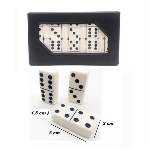 Jogo De Domino Profissional branco Grosso Super Resistente - Casa