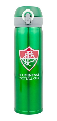 Garrafa Térmica Time Fluminense Licenciado Original 420 Ml