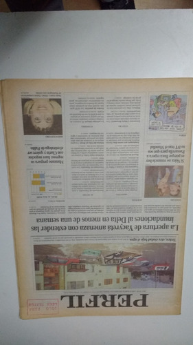 Diario Perfil 1998 Yacyreta Apertura Inundaciones Al Delta  