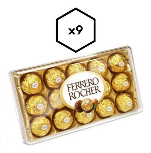 Ferrero Rocher Caja X12 Bombones 150gr Chocolate X9 Oferta