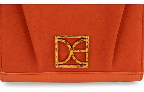 Bolsa Satchel Cloe Ecerali Miniatura Color Naranja