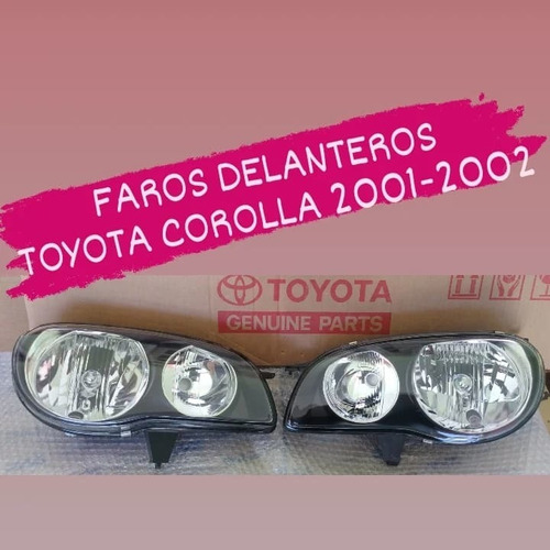 Faros Delanteros Toyota Corolla 2001 2002