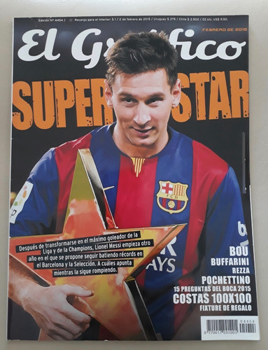 Revista El Grafico Super Star Feb 2015  Ed 4454