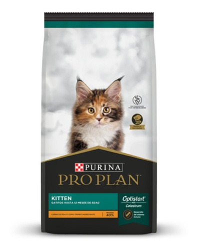 Imagen 2 de 4 de Alimento Pro Plan OptiStart Kitten para gato de temprana edad sabor pollo y arroz en bolsa de 3 kg