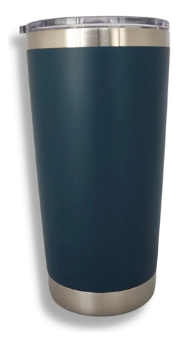 Vaso Termo 20 Oz Acero Inoxidable Térmico Doble Capa Color Azul Fuerte Color