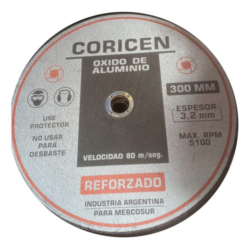 Pack X 5 Disco Para Amoladora Oferta 300mm X 3.2mm Coricen