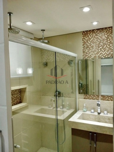 Imagem 7 de 11 de Apartamento Em Condomínio Padrão Para Venda No Bairro Tatuapé, 03 Dorm, 03 Suítes, 03 Vagas, 130,00 M². Lindo Apartamento, Totalmente Mobiliado, Com Cozinha Americana, Repleto De Armários. Oportunid
