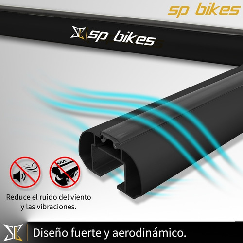 Barras Portaequipaje Negra C/llave Kia Seltos 2022+