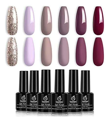 Escarabajos Gel Esmalte De Uñas Kit 6 Colo