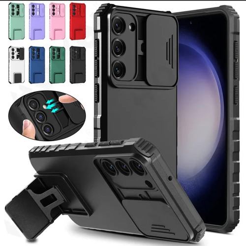 Funda Samsung Galaxy S23 Fe Case Protector Cámaras Colores!