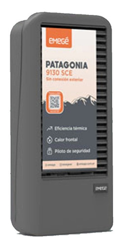 Calefactor Emege Patagonia 3000 Sin Salida Multigas