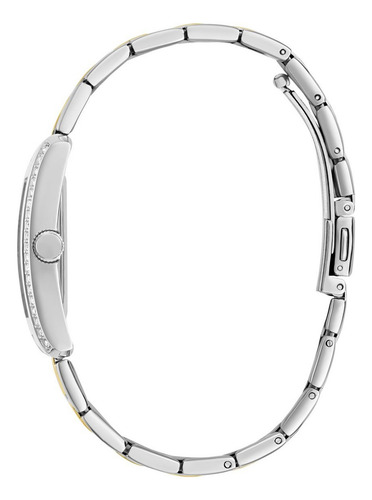 Reloj Guess Bonnie Mujer Verde Correa Bitono Bisel Plateado