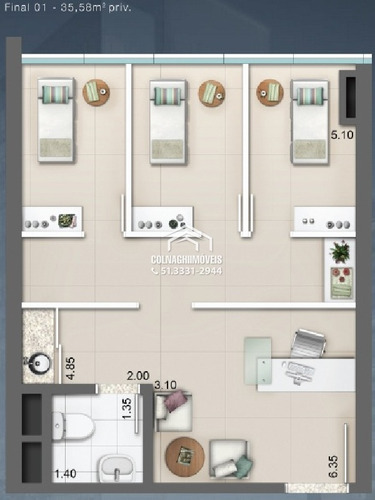 Imagem 2 de 12 de Conjunto/sala - Moinhos De Vento - Ref: 8218 - V-cl8218