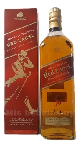 Johnnie Walker Red Label/rojo 1l Si Mercadopago