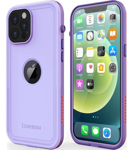 Love Beidi Diseo Para iPhone 12 Pro Max - Funda Impermeable