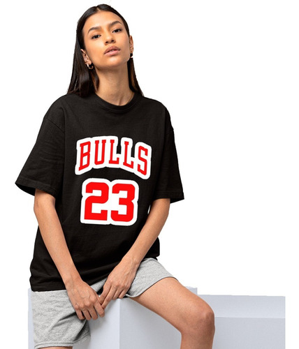 Remeron Chicago Bulls Basquet Mujer 100% Algodon 