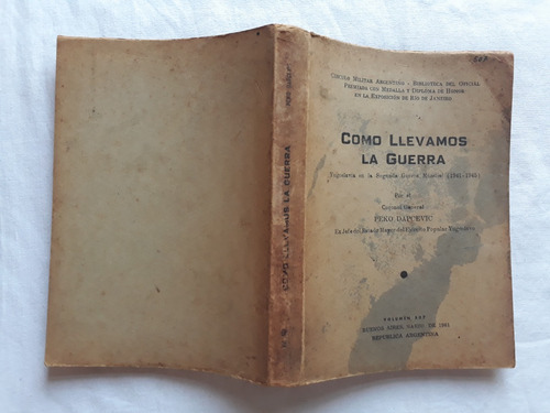 Como Llevamos La Guerra - Peko Dapcevic - Circulo Militar (Usado)