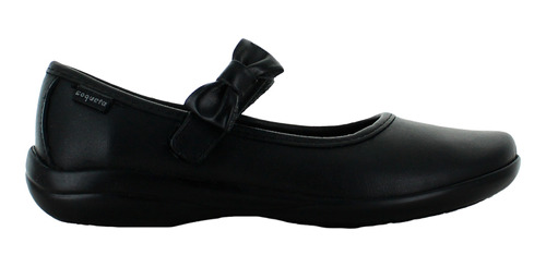 Coqueta Zapato Escolar Contactel Piel Negro Niña 81853