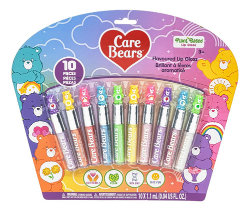 Townley Girl Care Bears - Brillo De Labios A Base De Plantas