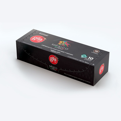 Cápsulas Café Gourmet Gila Espresso 10 Piezas 54 G