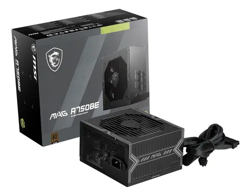 Fuente De Alimentación Msi Mag A750be 750w 80 Plus Bronze Se | Cuotas ...