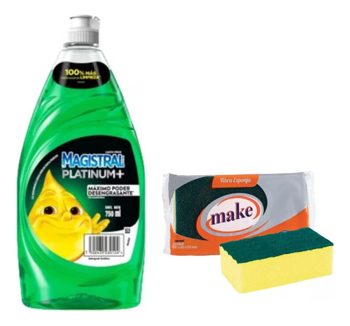 Combo Kit Detergente Magistral Y Esponja (7414-2383)