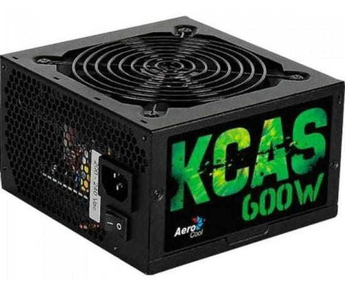 Imagem 1 de 2 de Fonte Atx Kcas 600w 80 Plus Bronze Pfc Ativo Aerocool