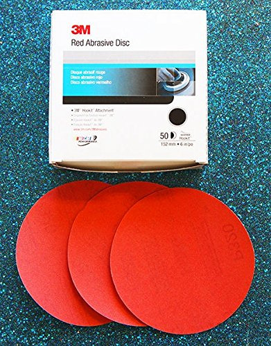 Grit Hookit Clean Arena Gancho Rojo Disco Abrasivo