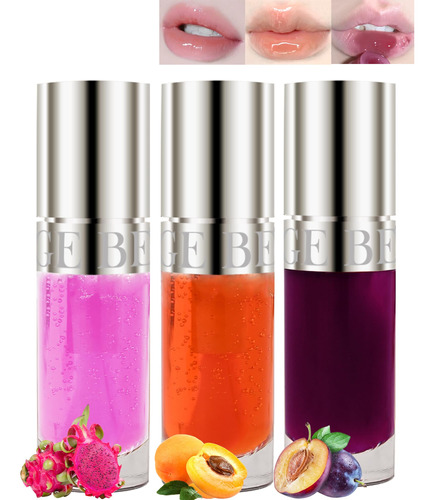 Aceite Hidratante Para Labios, 3 Colores, Brillo Labial Tint