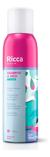 Shampoo A Seco Menta Ricca 150ml