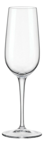 Juego 4 Copas Champagne Vino Espumoso Cristal Bormioli 215ml