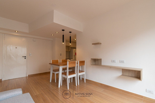 Imagen 3 de 12 de Departamento 2 Ambientes Con Balcon Aterrazado Reciclado Y Amoblado