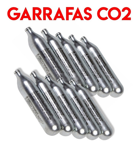 Imagen 4 de 9 de Combo X5 Garrafas Co2 12 Gr