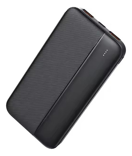 Cargador Portatil Power Bank 10000mah Carga Rápida 2 Usb 5v Color Negro