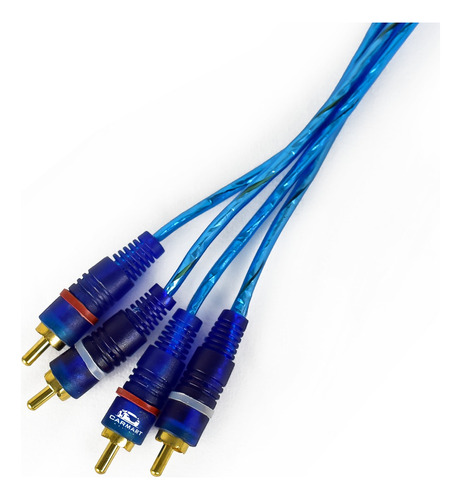 Cable Rca Macho Auto Universal Audio Amplificador 4m 