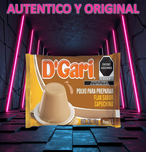 D'gari 3 Flanes De Leche Sabor Capuchino Rinde 1 Litro Wow