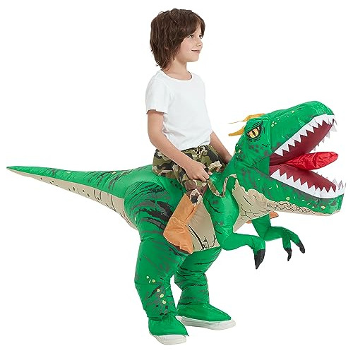 Disfraz Inflable De Dinosaurio Niños Halloween, Disfra...