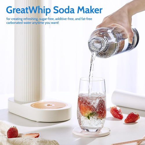 Máquina Para Hacer Agua Con Gas 1l Greatwhip