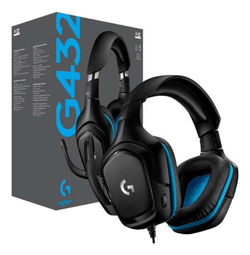 Auriculares 7.1 Gamer Profesional Logitech G432 Pc Ps4 Xbox