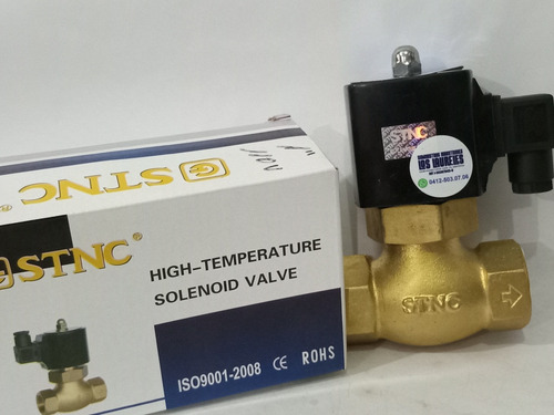 Selenoide Alta Temperatura Rosca 1  Npt, Bobina 110vac...