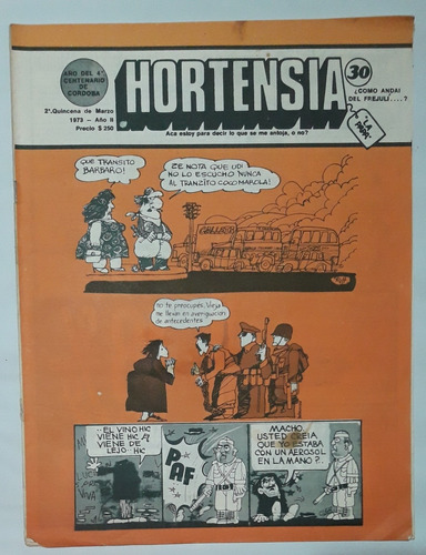 Revista Hortensia #30 Marzo 1973