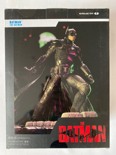 The Batman Dc Multiverse Mcfarlane Figura 11 Pulg Pattinson (Usado)