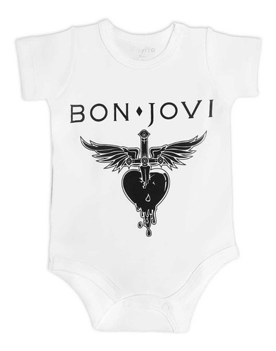 Body Rockero Para Bebé Bon Jovi