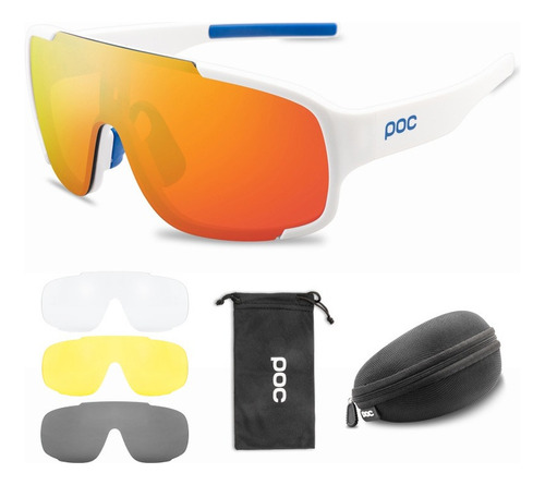 Gafas Deportivas De Ciclismo Con 4 Lentes