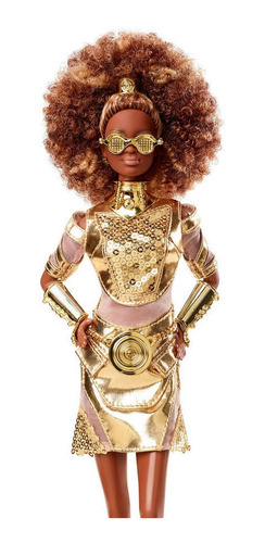 Barbie Star Wars Muñeca Fashion C-3po (Usado)