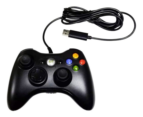Control Alámbrico Usb Compatible Con Xbox 360