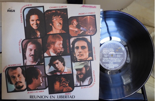 Vinilos (3) Reunion En Libertad Charly Nebbia - Exc- Edfargz