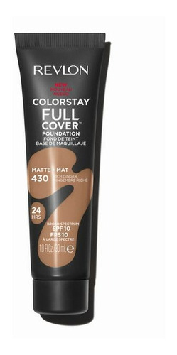 Revlon Base De Maquillaje Colorstay Full Cover Foundation Ri